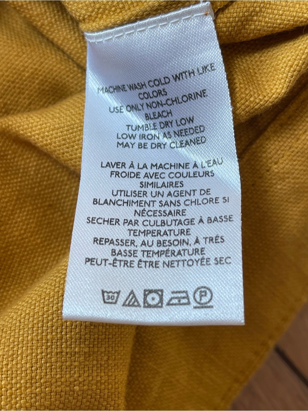 Pilcro Anthropologie Mustard Cotton Linen Button Front Utility Shirt Dress M - Picture 9 of 11